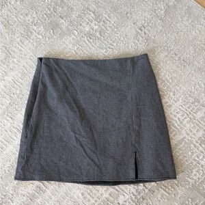 Black and White Mini Skirt